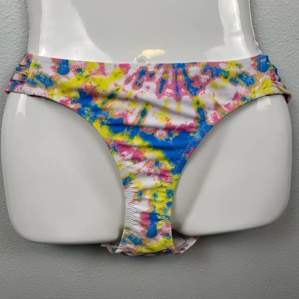 NWT Jessica Simpson Tie Dye Bikini Bottoms Size M